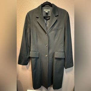 Banana republic Black Long Women's Blazer Coat vintage